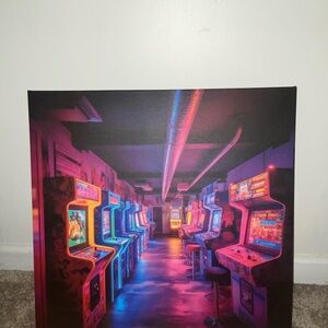 Retro Arcade Canvas Art